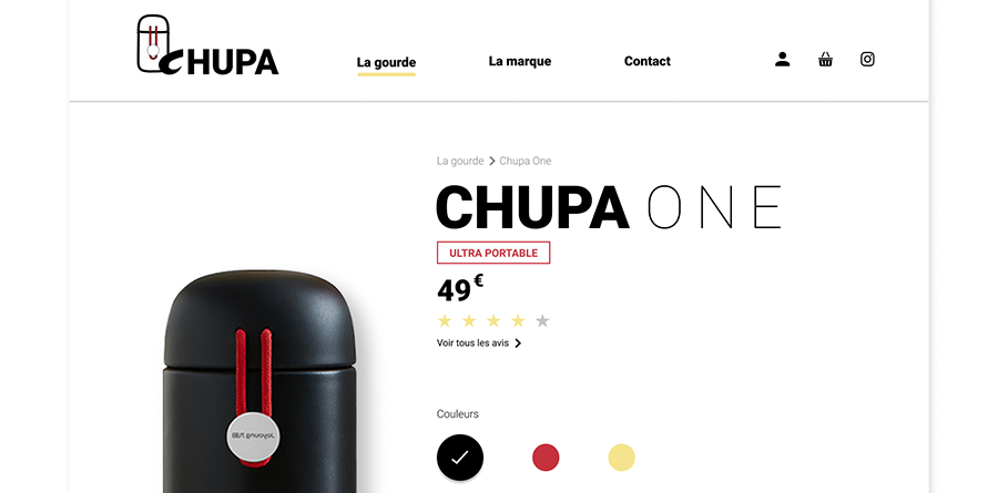 UI Design Chupa-one