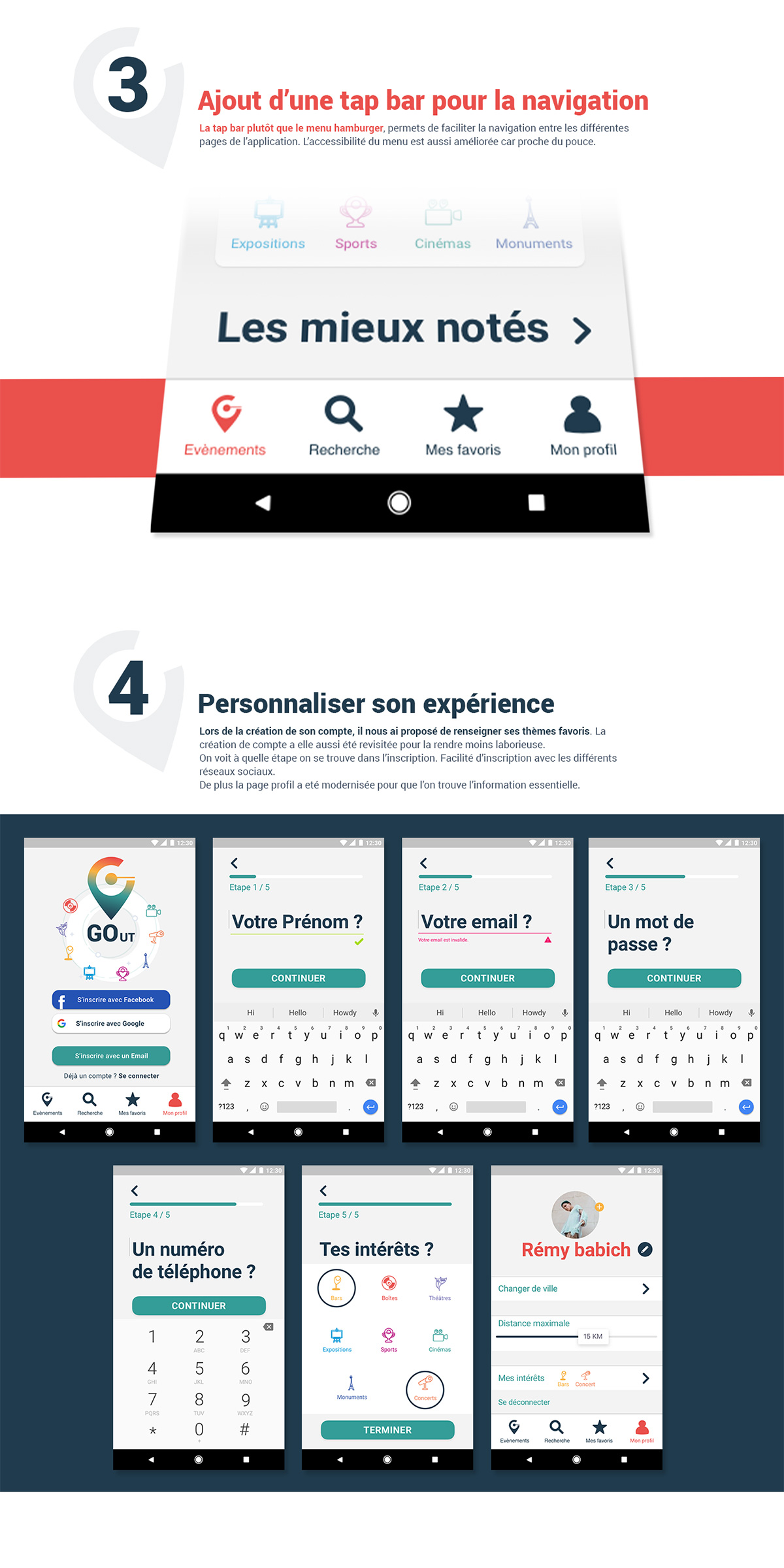 Présentation Application mobile GOut3